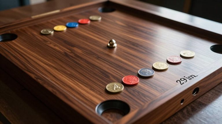 carrom board size specifications