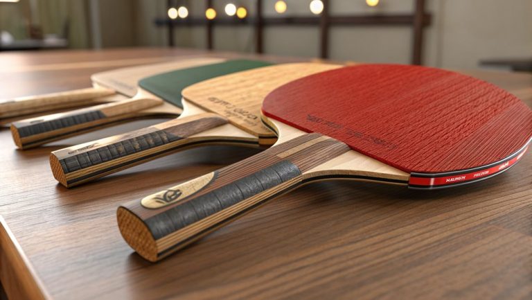 different table tennis grips