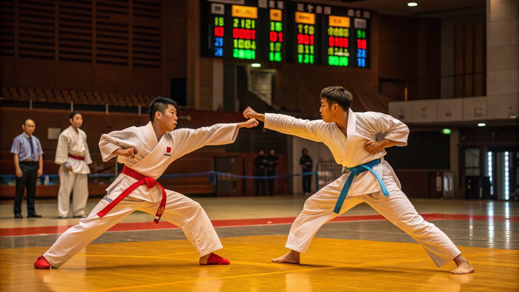 karate scoring techniques explained