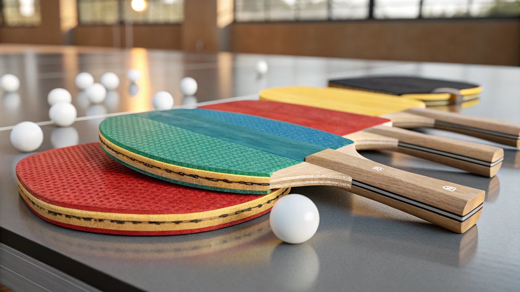 paddle materials and grips