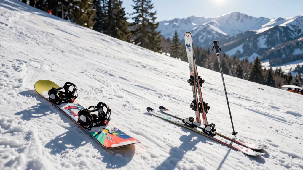 snowboarding vs skiing equipment differences