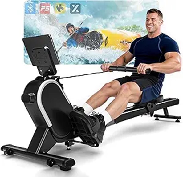 Magnetic Rowing Machine with Adjustable Resistance