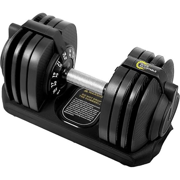 BODYTECH Quick Adjust Dumbbell (53LBS/24KG)