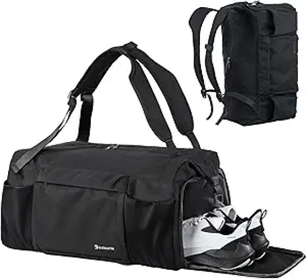 Men's Gym Bag with Shoe CompartMent and Wet Pocket