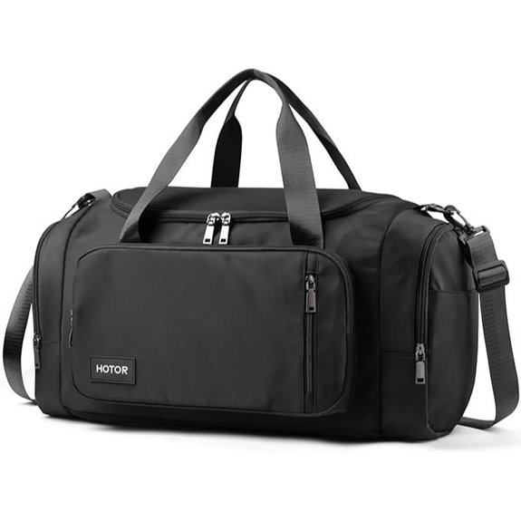 HOTOR Gym Duffle Bag with Shoe Compartment