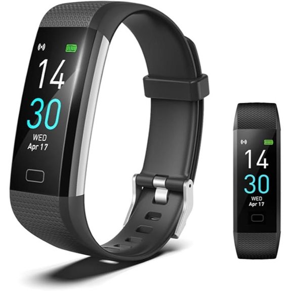 Fitness Tracker with Heart Rate Monitor and Pedometer