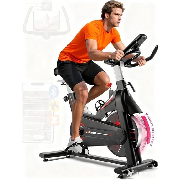 Wenoker Magnetic Resistance Exercise Bike for Home