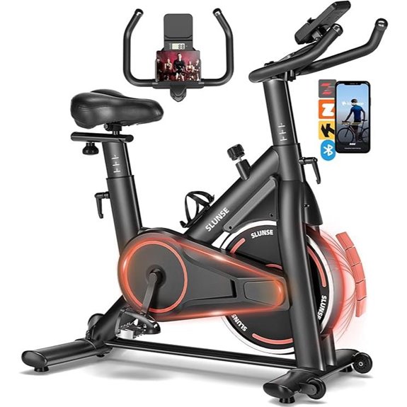 Adjustable Magnetic Resistance Exercise Bike for Home