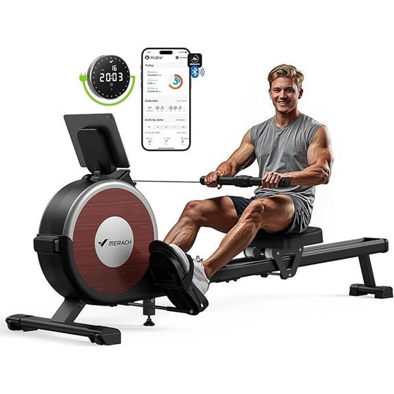 MERACH Magnetic Rowing Machine for Home