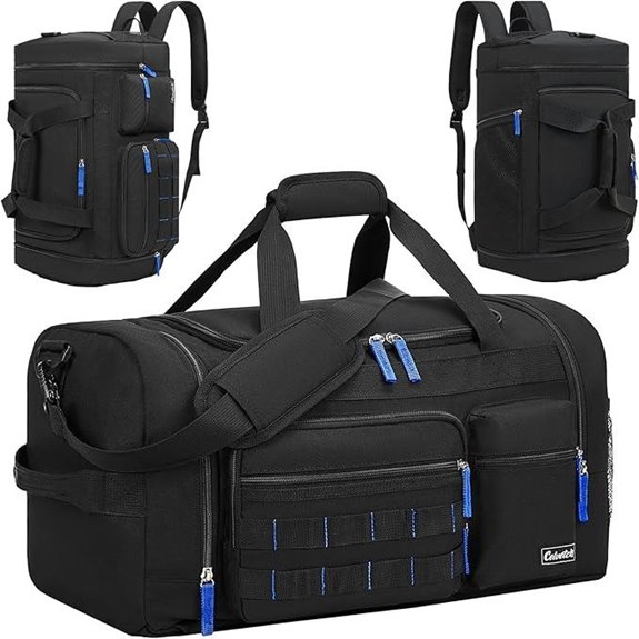 Gym Bag with Shoes Compartment and Wet Pocket
