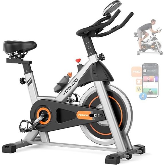 YOSUDA Exercise Bike with App and Tablet Holder