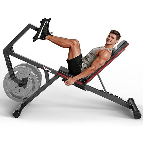 PASYOU Adjustable Home Gym Leg Press Machine