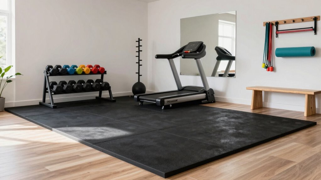 calculate gym space efficiently