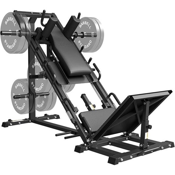 GMWD Leg Press Hack Squat Combo Machine