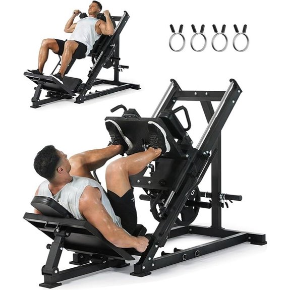 GarveeLife Leg Press & Hack Squat Machine Combo